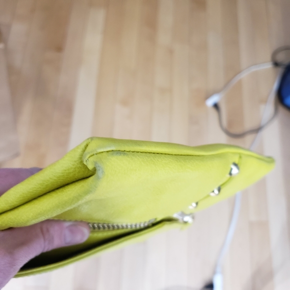 Botkier Lemon Lime Trigger Crossbody Clutch Bag - Picture 8 of 9